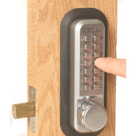 LOCKEY Lockey: 2210ABKO Mechanical, Keyless Deadbolt 2210-KO-AB